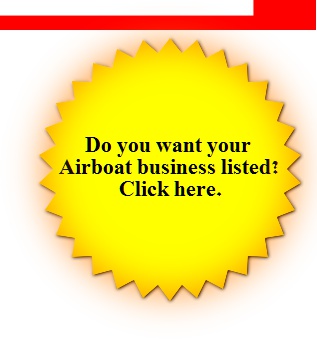 Florida airboat ride advertising
